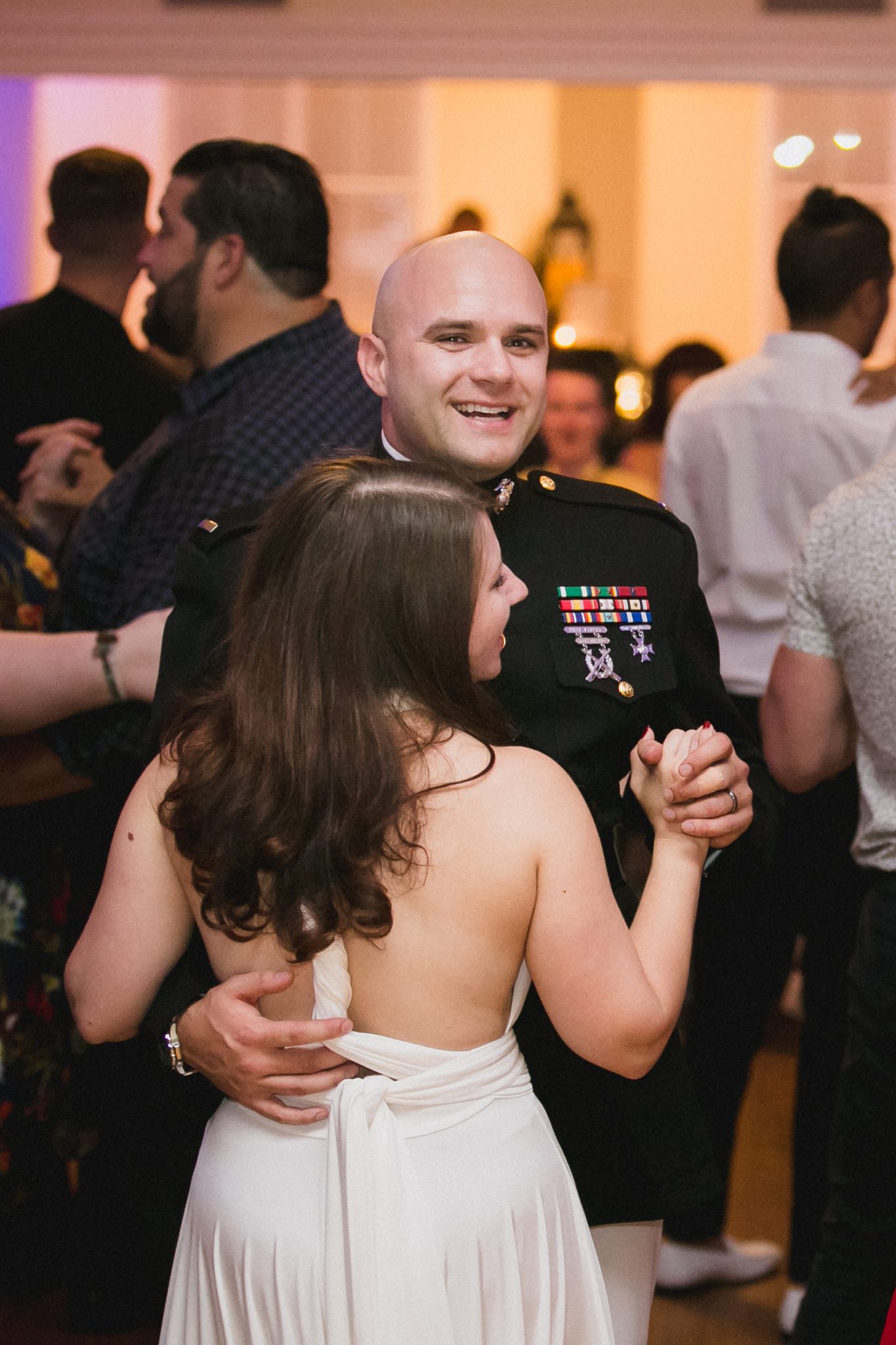 First dance on wedding day in San Diego reception venue